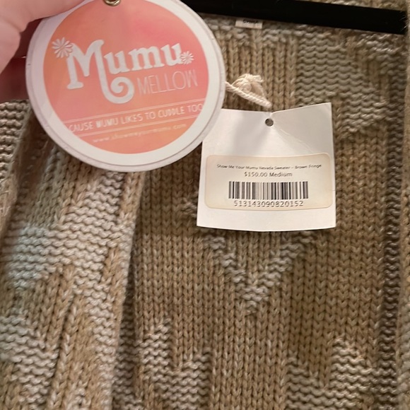 Show me your mumu mellow beige fringe western Aztec cardigan - Picture 5 of 5